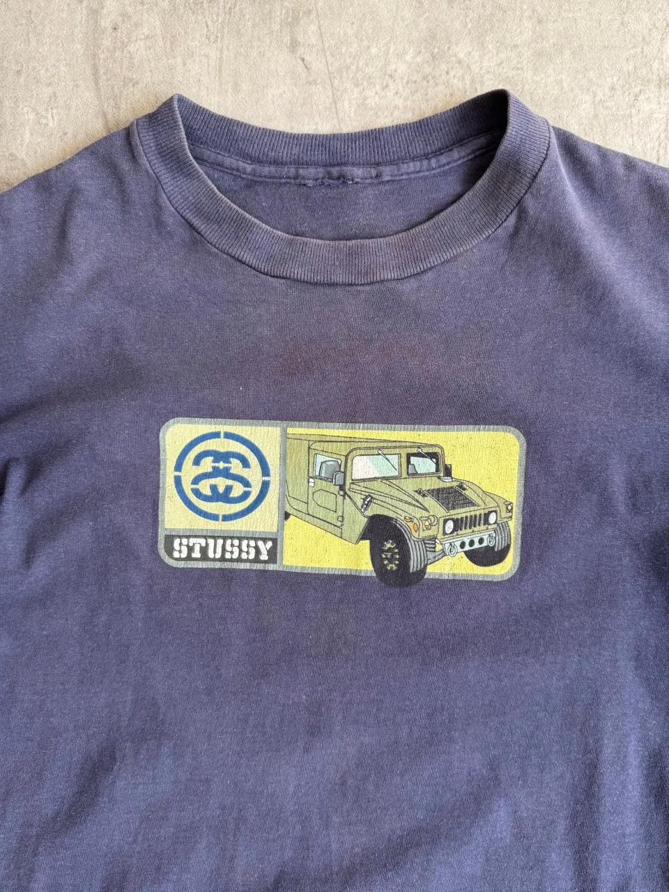 1990s Stussy Truck Logo Single Stitch Tee