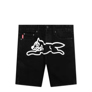 BLACK DOG JEAN SHORTS BLACK CARAMEL