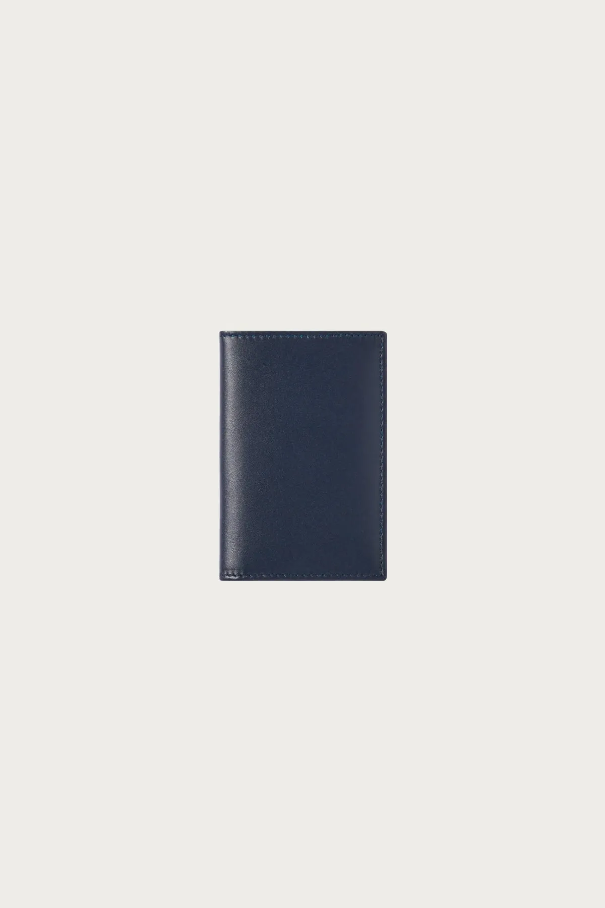 Classic Leather Wallet - Navy
