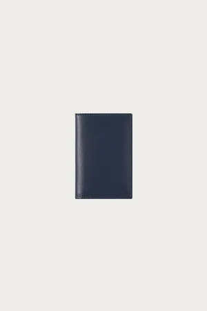 Classic Leather Wallet - Navy