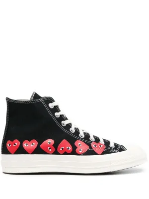 COMME DES GARCONS PLAY X CONVERSE Chuck 70 Multi Heart High Top