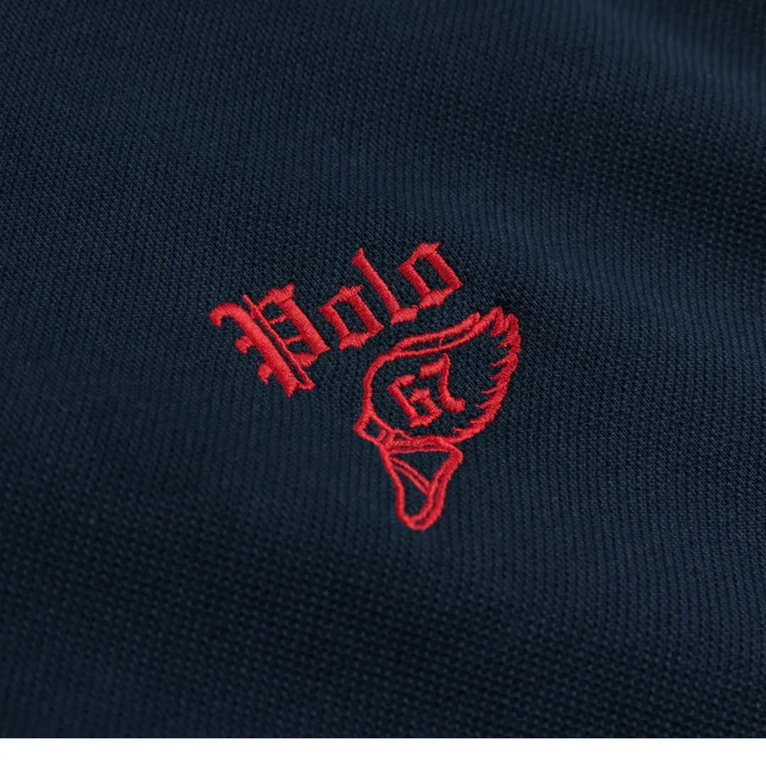 DOUBLE KNIT MESH ZIP UP HOODIE NAVY