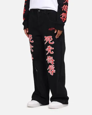 Ed Hardy Death Before Dishonour Jeans Black