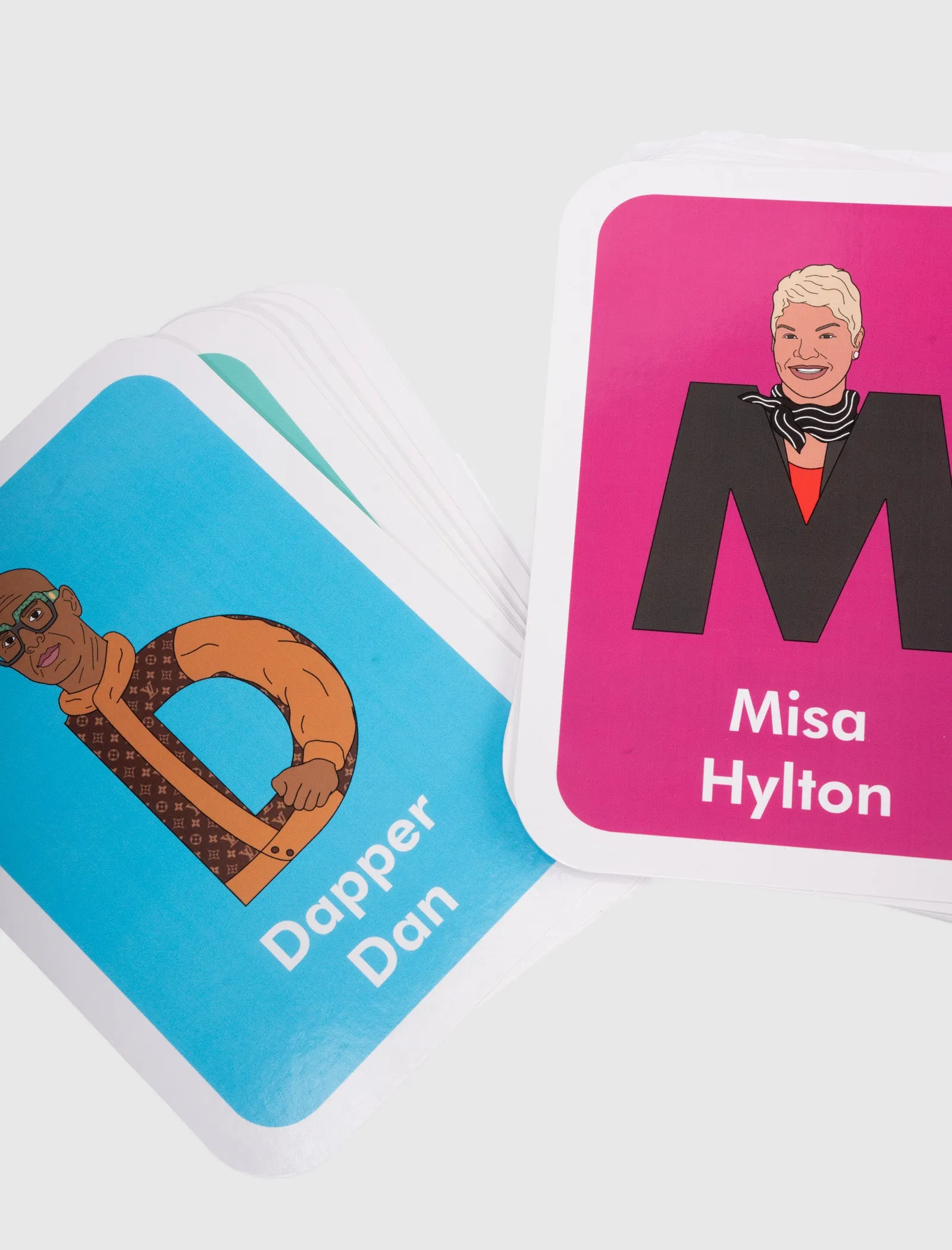 FASHION LEG ABC CARDS
