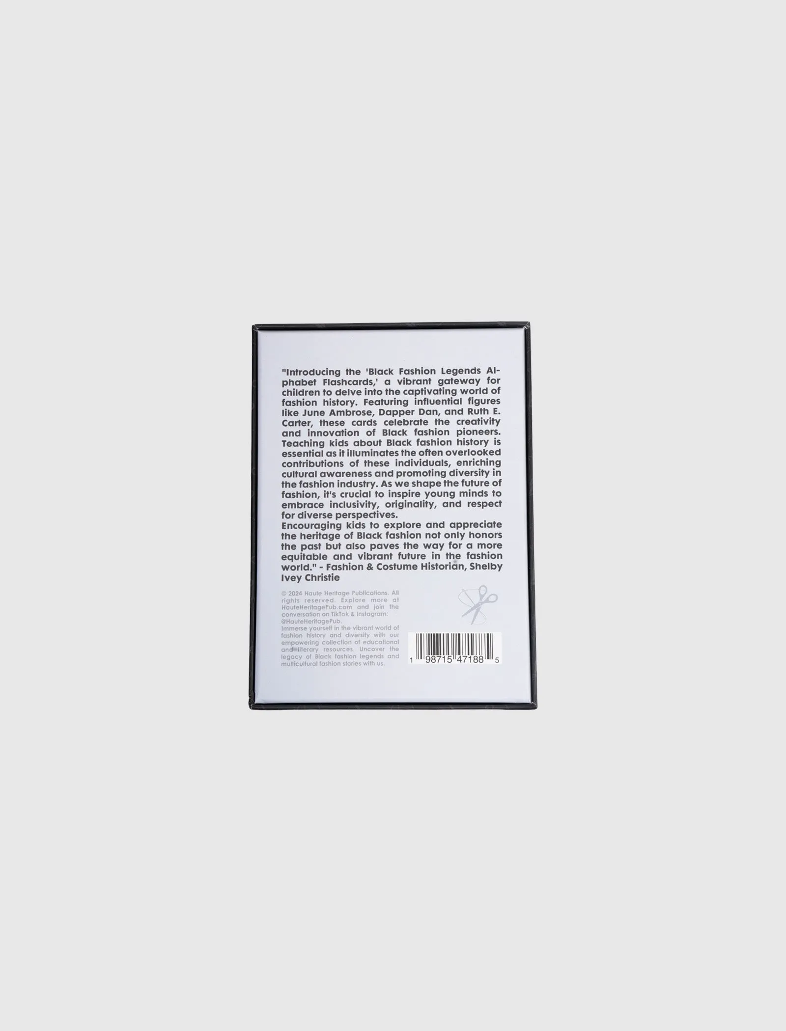 FASHION LEG ABC CARDS