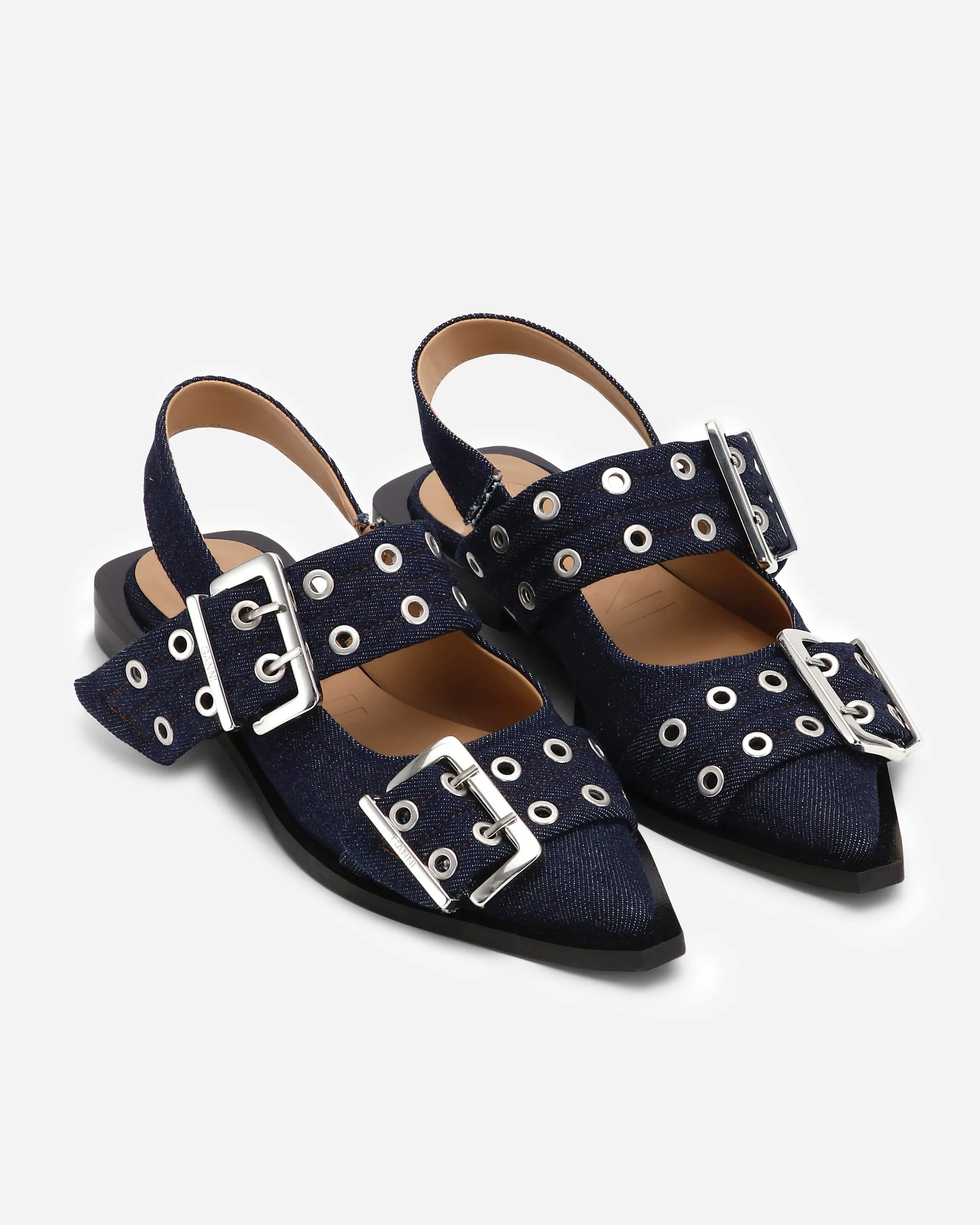 Feminine Buckle Ballerina