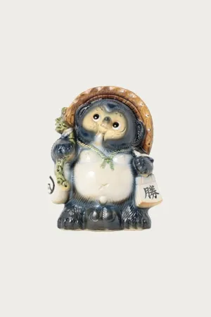 Fortune Raccoon Dog Large - Indigo
