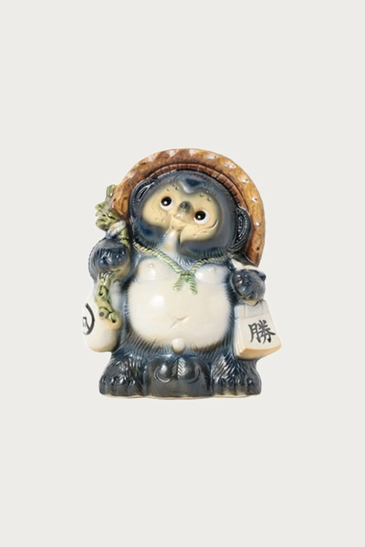 Fortune Raccoon Dog Large - Indigo