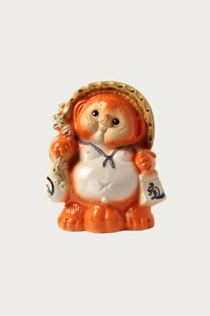 Fortune Raccoon Dog (Large) - Orange