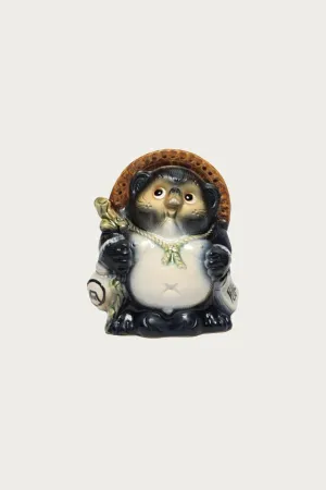 Fortune Raccoon Dog Medium - Indigo