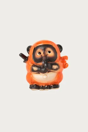 Fortune Raccoon Dog Ninja - Orange