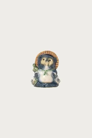 Fortune Raccoon Dog Small - Indigo