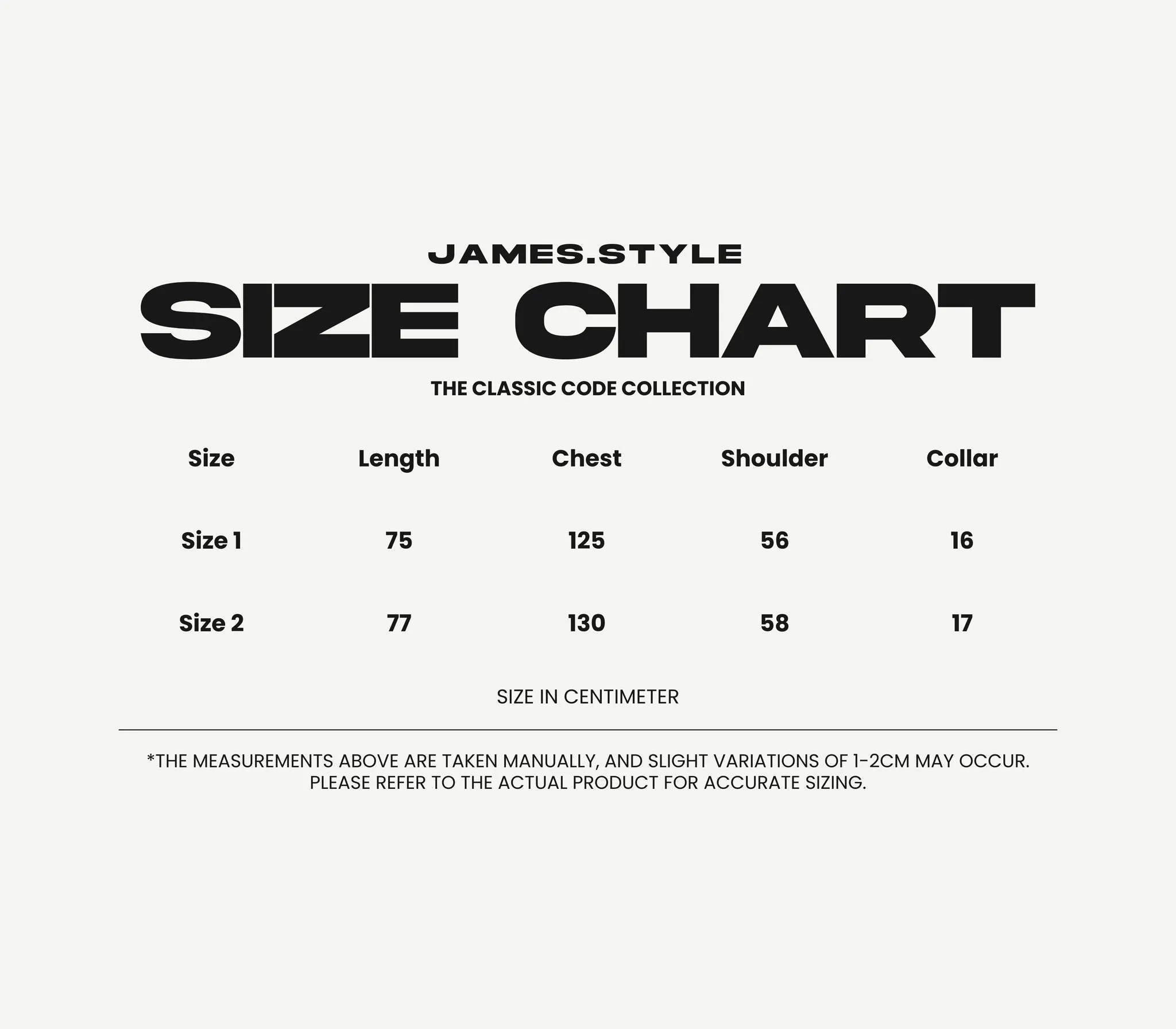 JAMES Classic Tee White