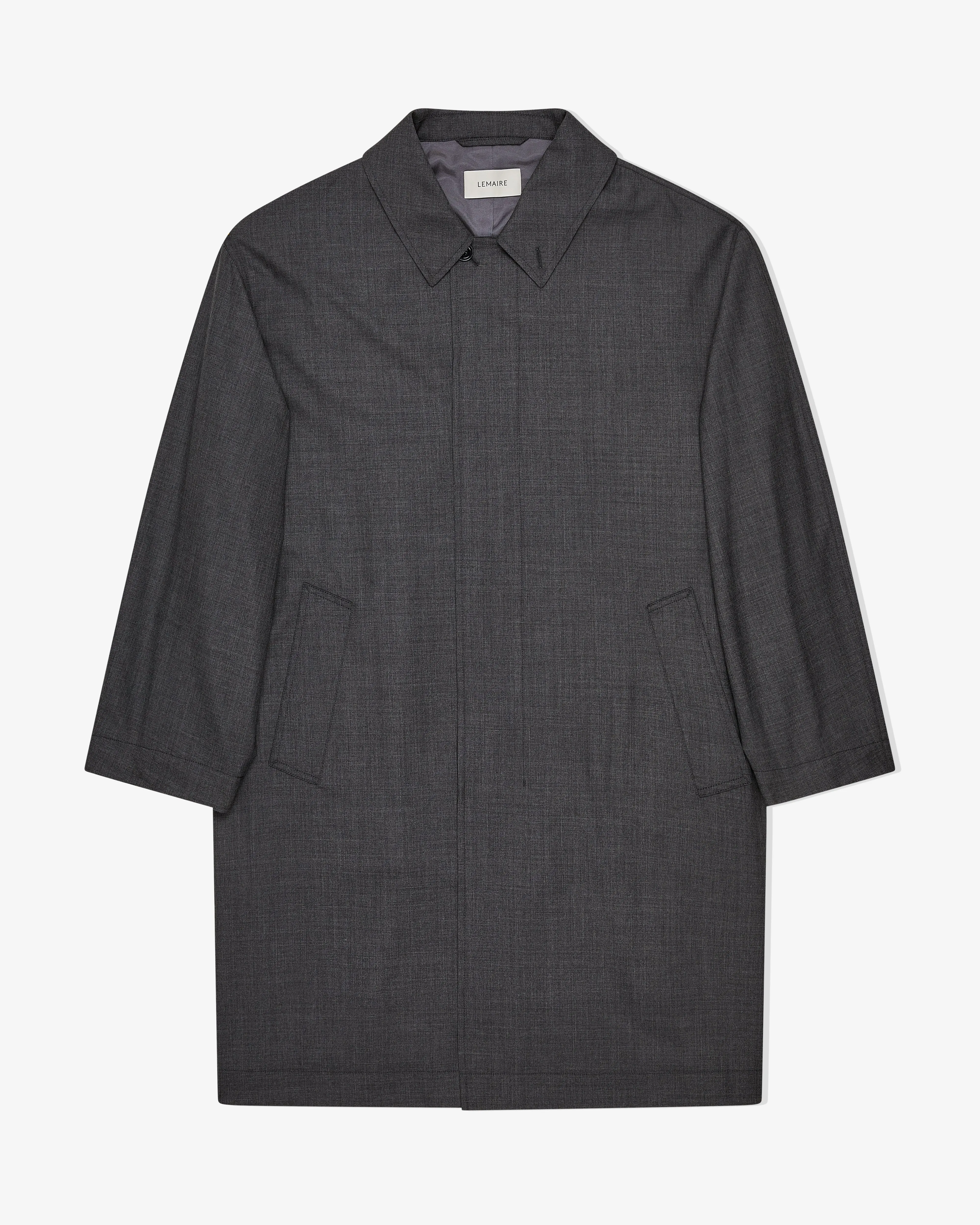 Lemaire - Women's Light Tailored Overcoat - (Grey Melange)