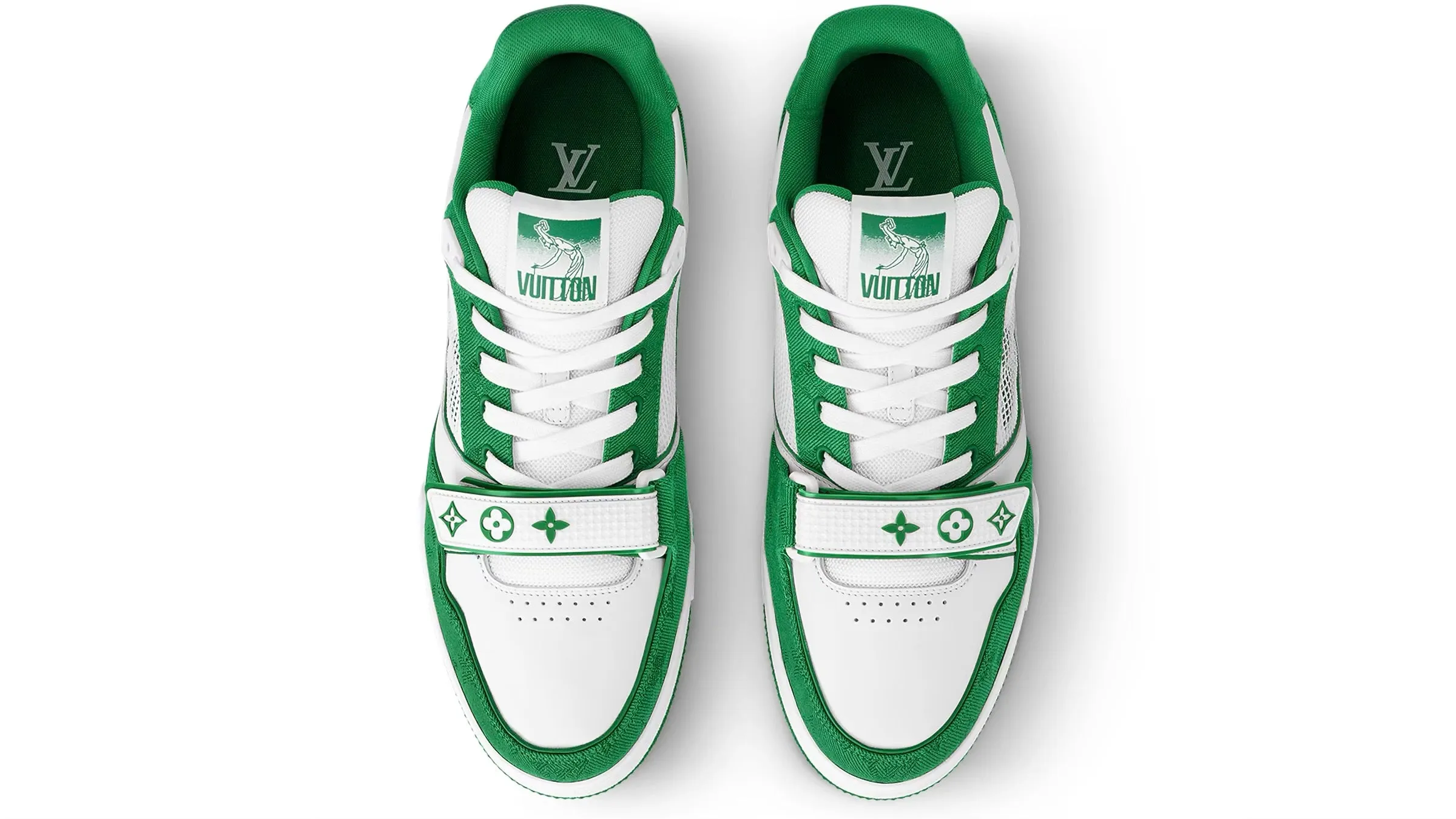 Louis Vuitton Trainer 'Green Monogram Denim'