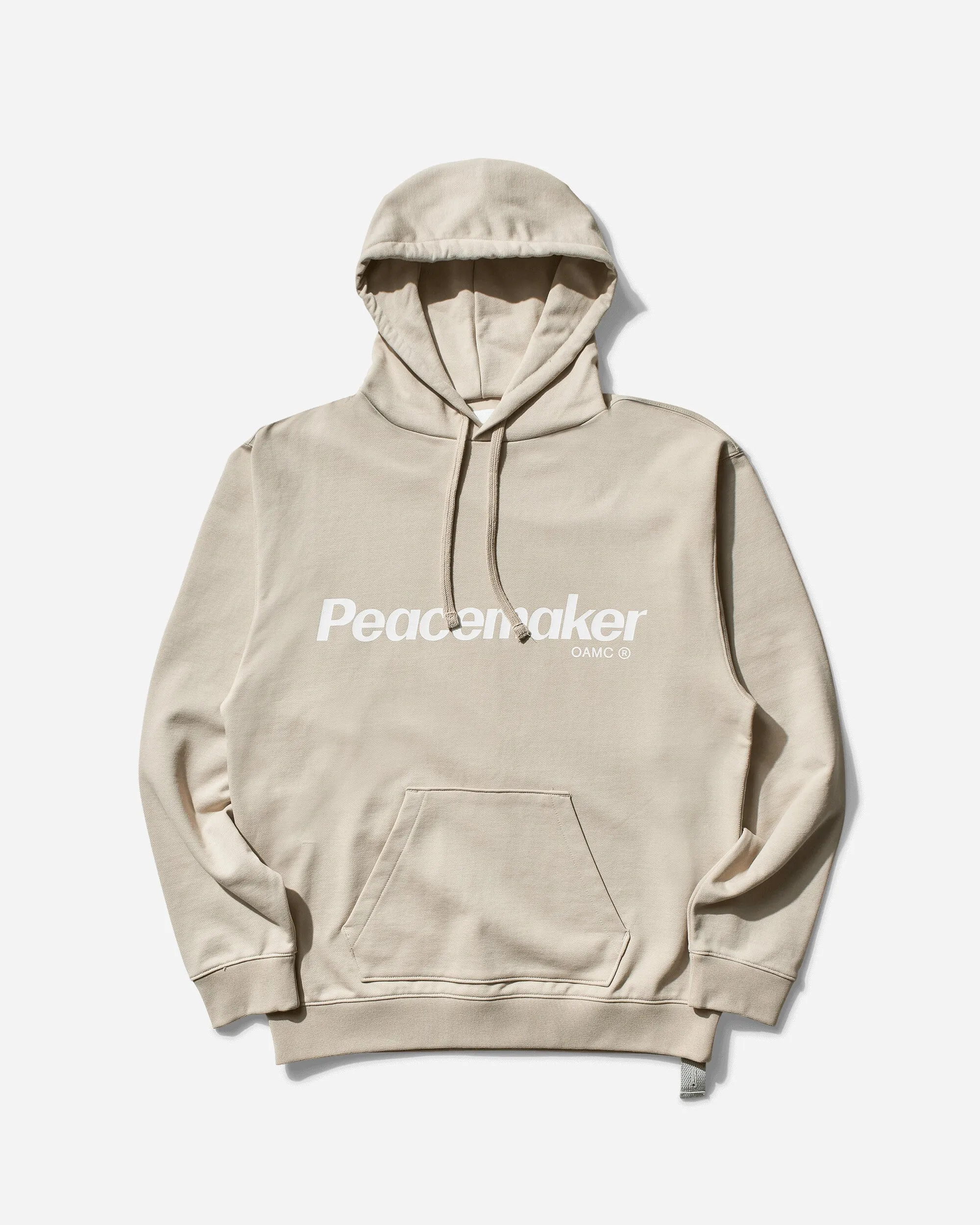 Men's Flower Loose Fit Hoodie Sand
