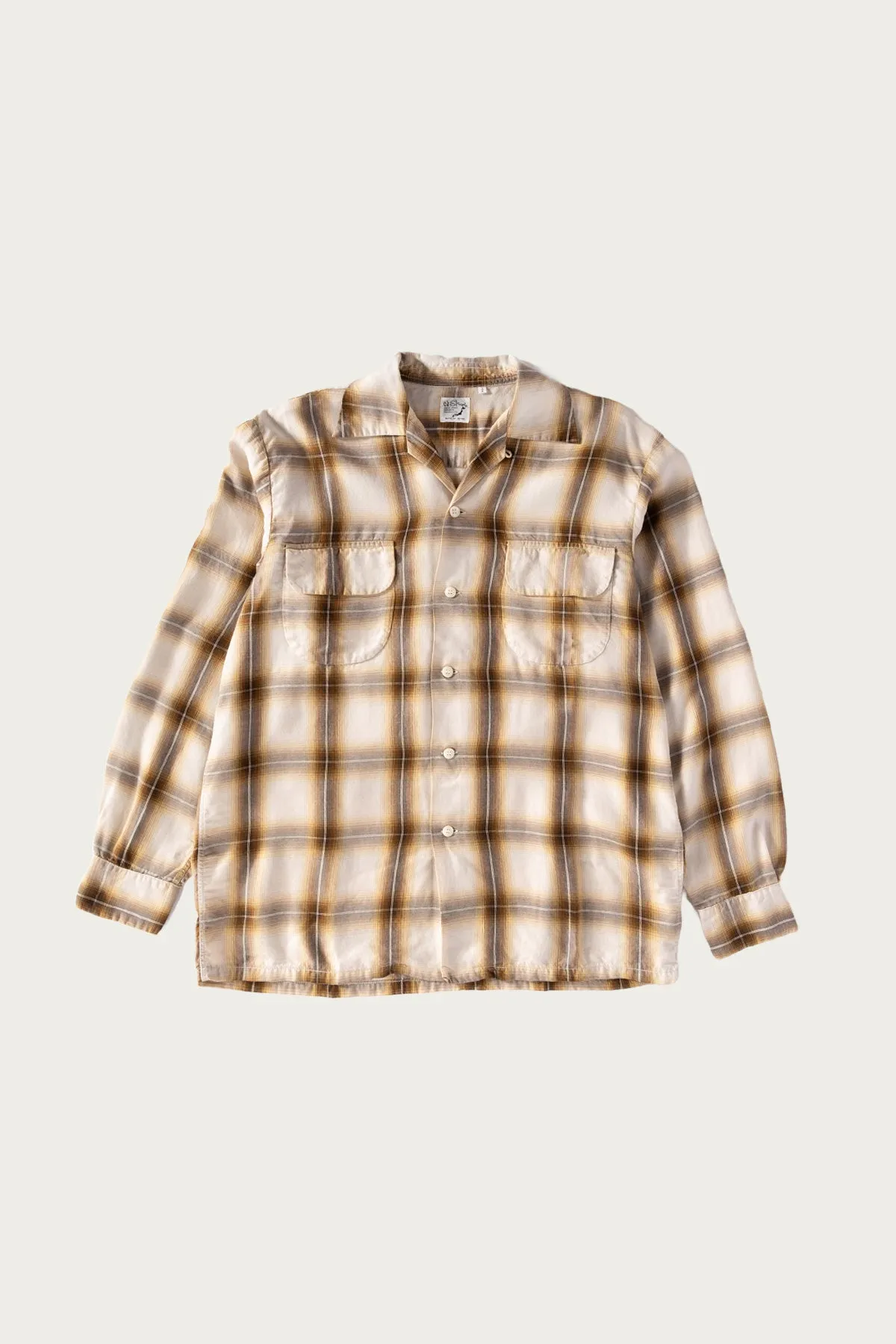 Ombre Check Shirt - Brown Check