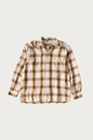 Ombre Check Shirt - Brown Check