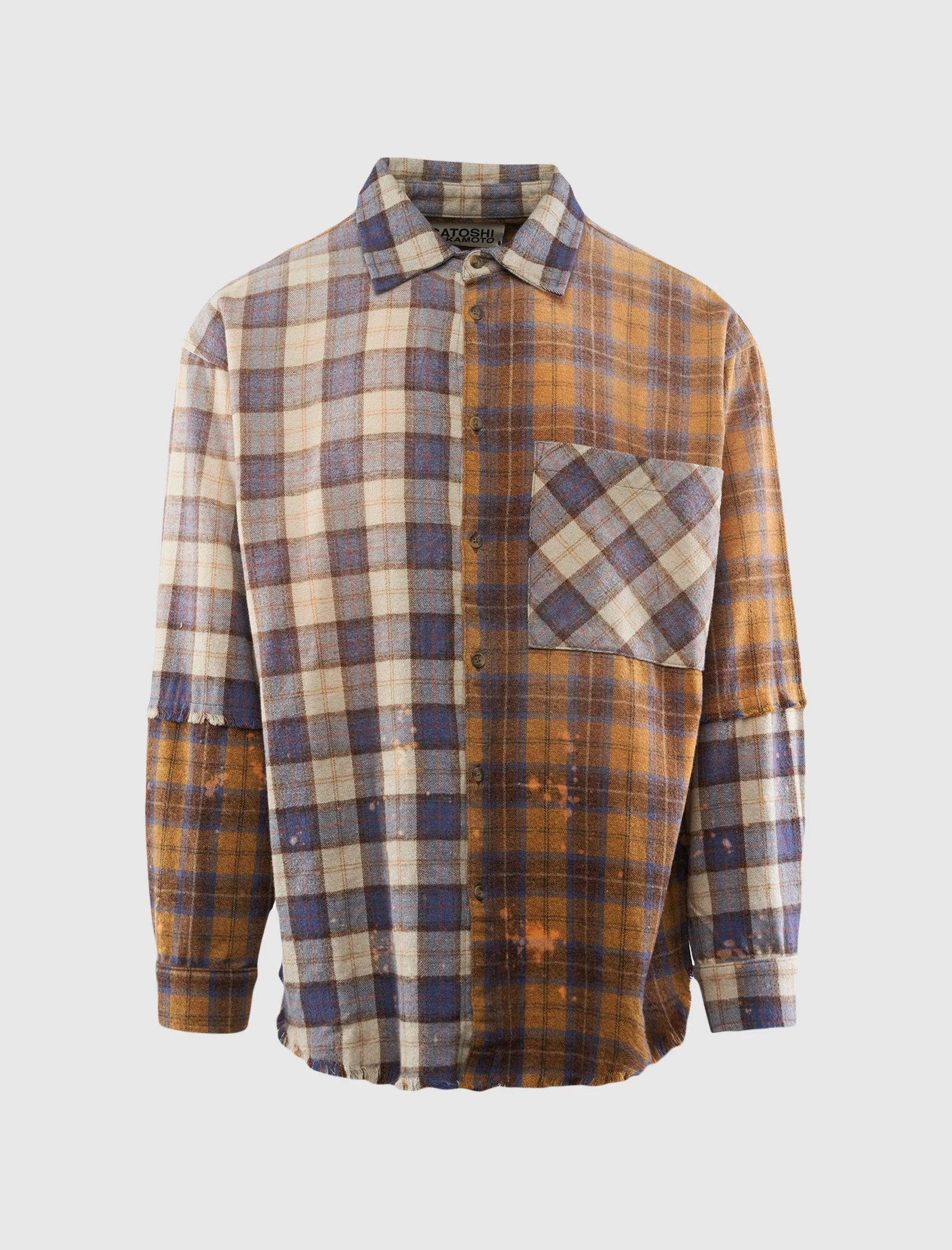 PATCHWORK FLANNEL SHIRT