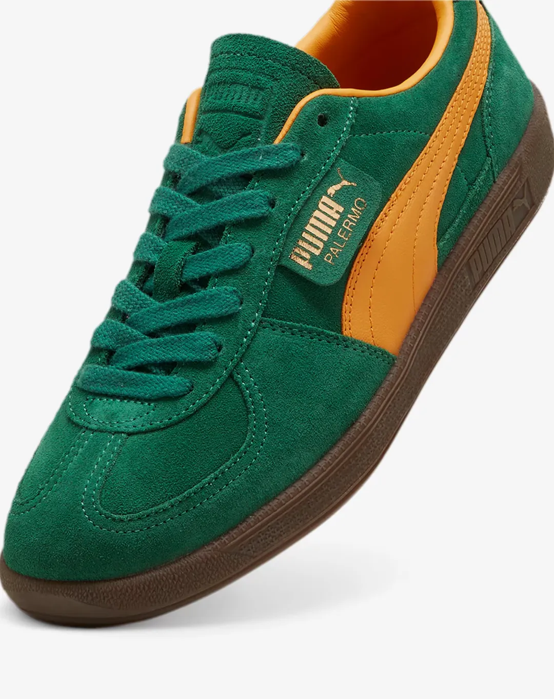 Puma Palermo 'Vine-Clementine- Mustard Green' Sneakers