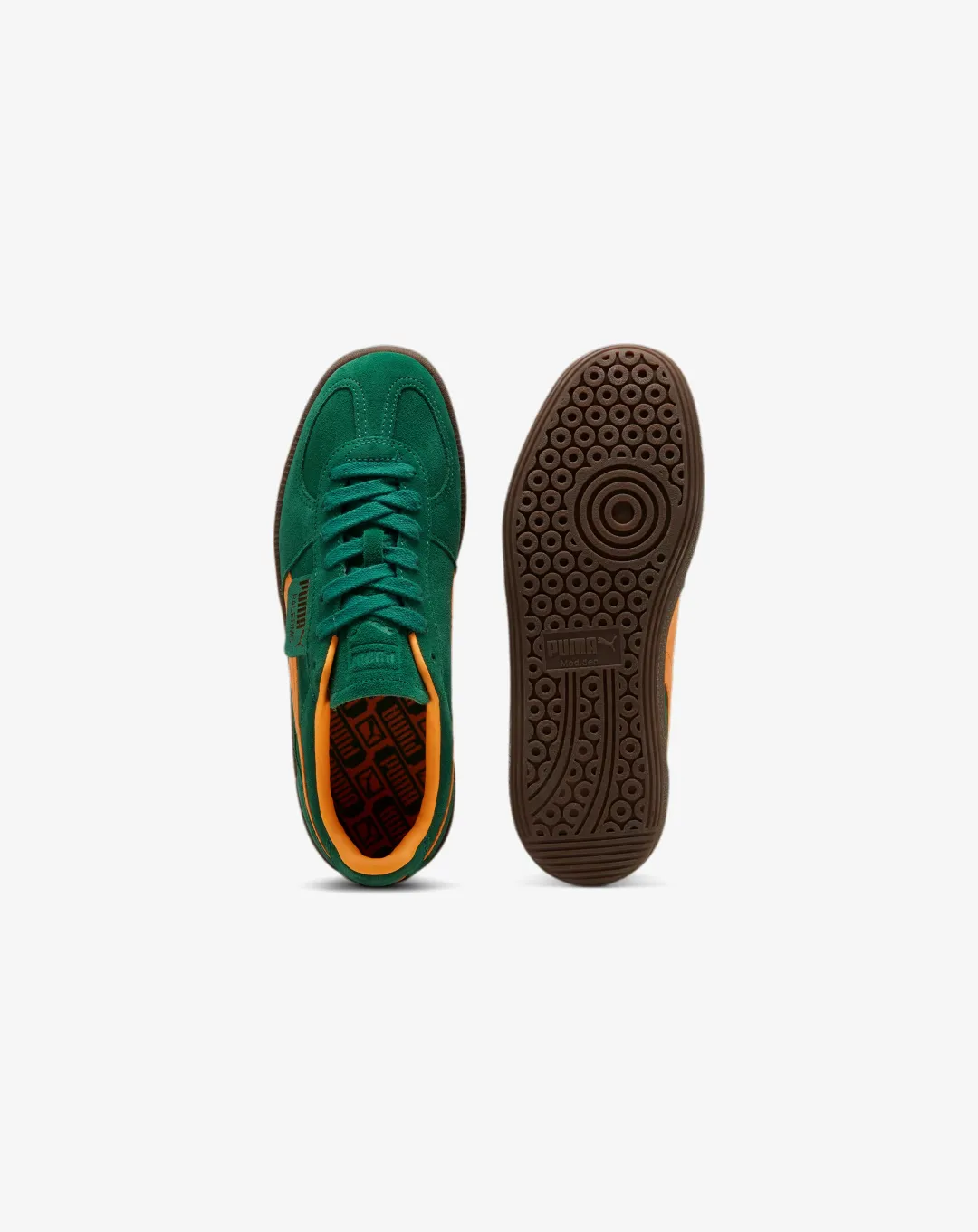 Puma Palermo 'Vine-Clementine- Mustard Green' Sneakers