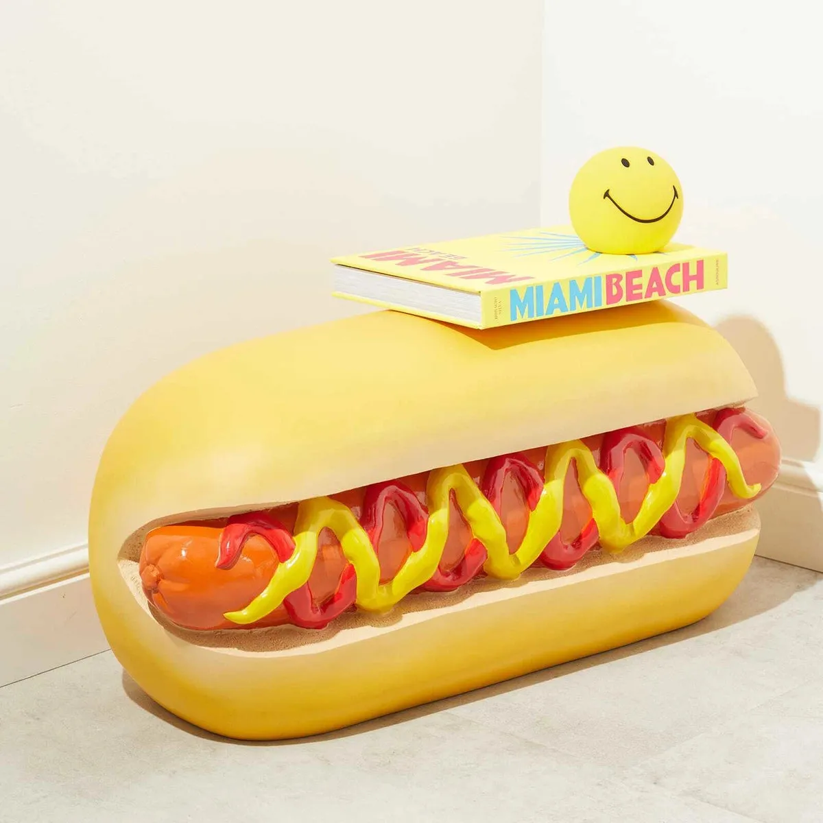 Rotary Hero Giant Hot Dog Stool in Multi