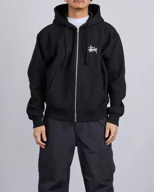 Stussy Big & Meaty Hooded Zip Sweatshirt Black