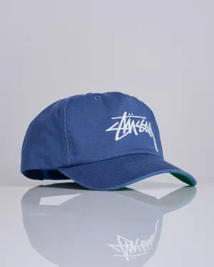 Stussy Big Stock Mid Depth Cap Deep Blue