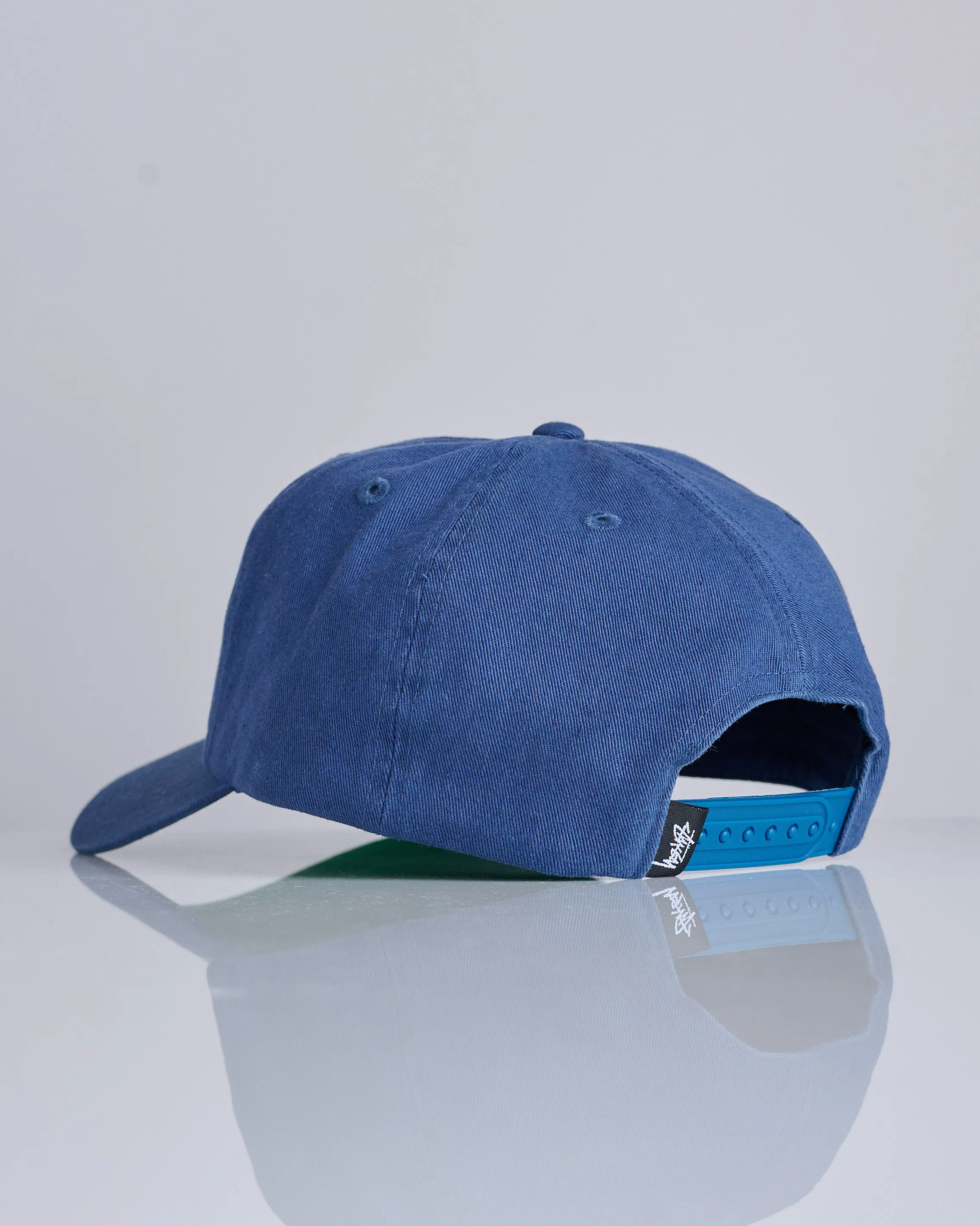 Stussy Big Stock Mid Depth Cap Deep Blue