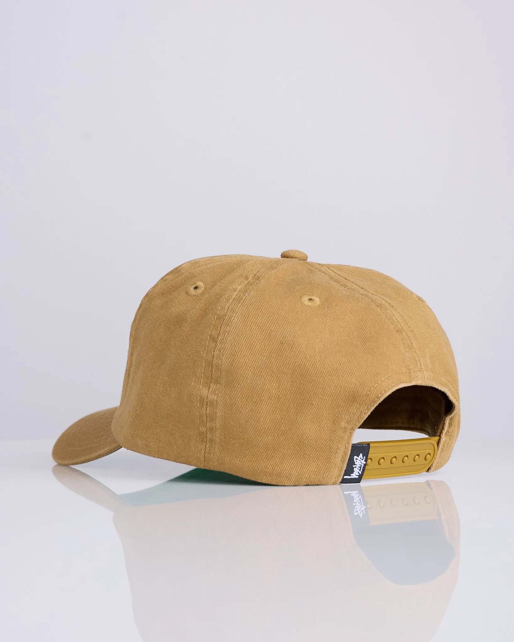 Stussy Big Stock Mid Depth Cap Tobacco