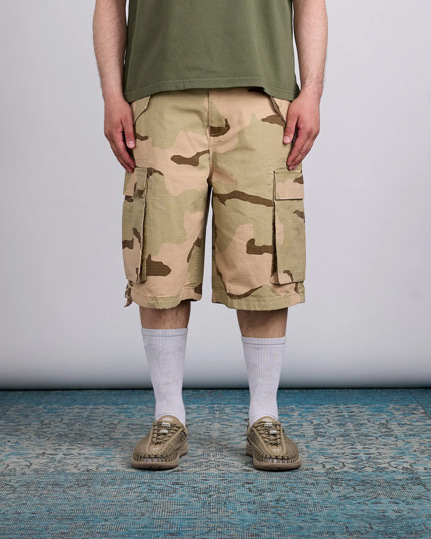 Stussy Cargo Short Ripstop Sand Camo