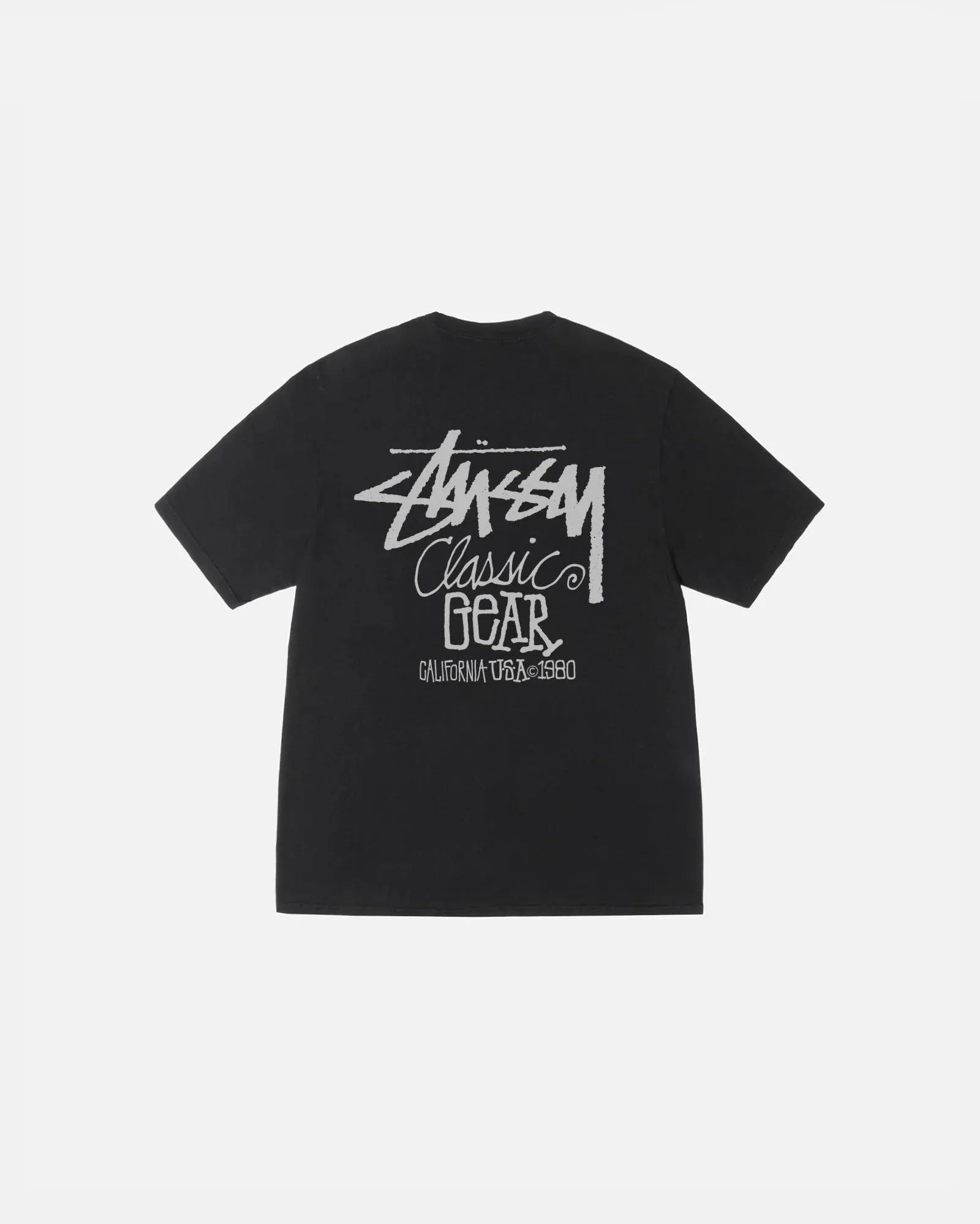 STUSSY  CLASSIC GEAR TEE PIGMENT DYED