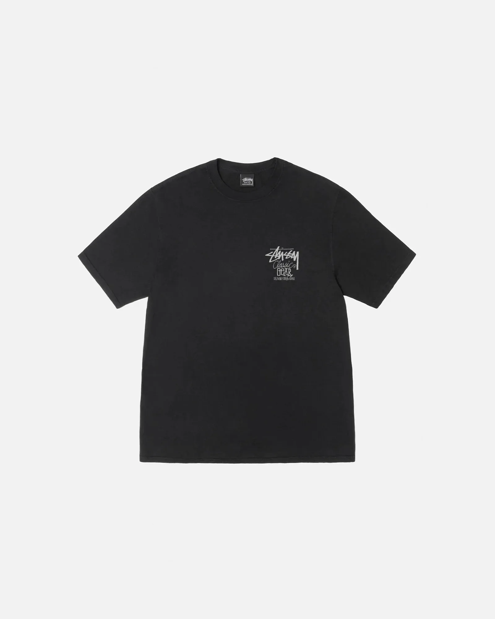 STUSSY  CLASSIC GEAR TEE PIGMENT DYED