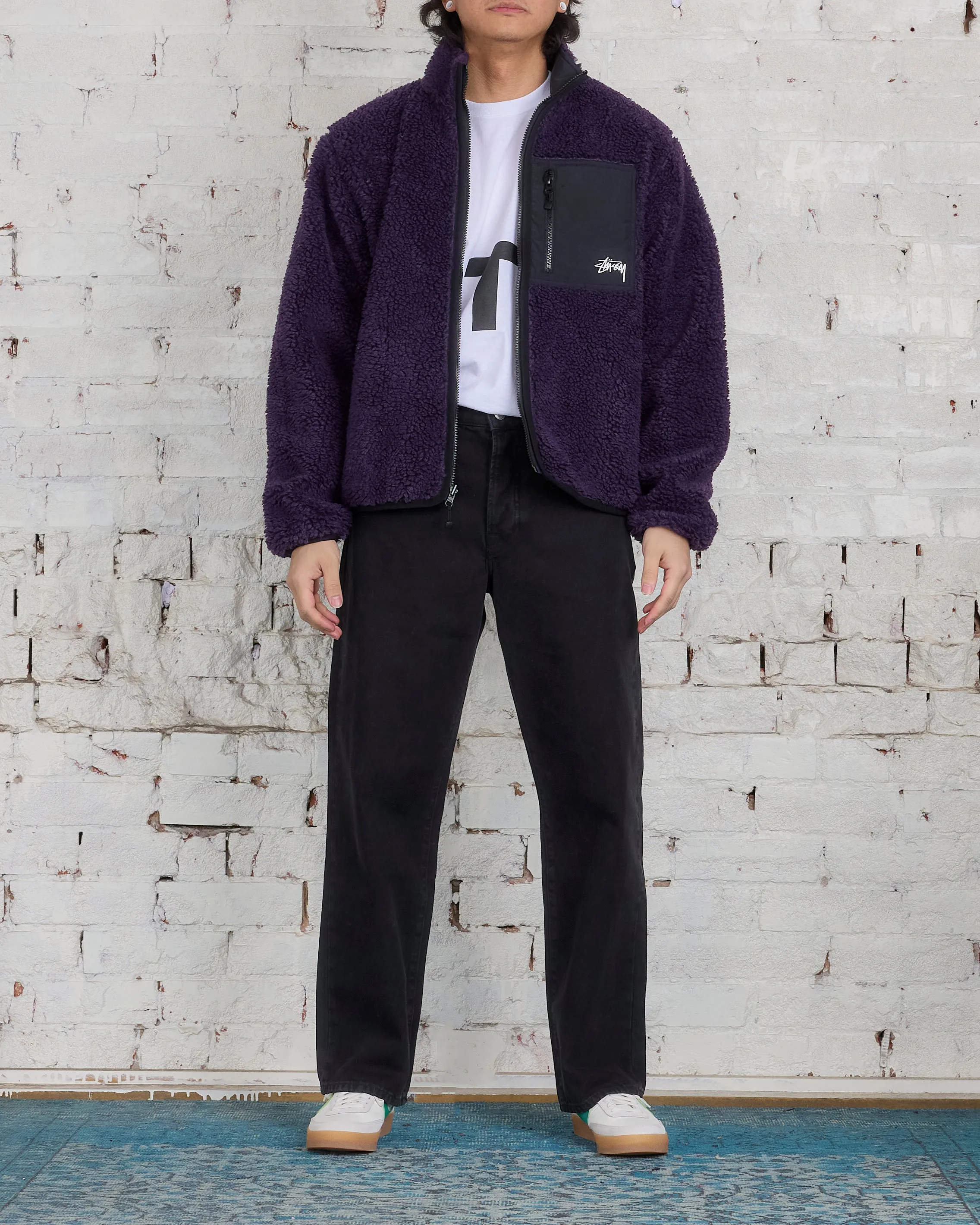 Stussy Classic Jeans Washed Canvas Black