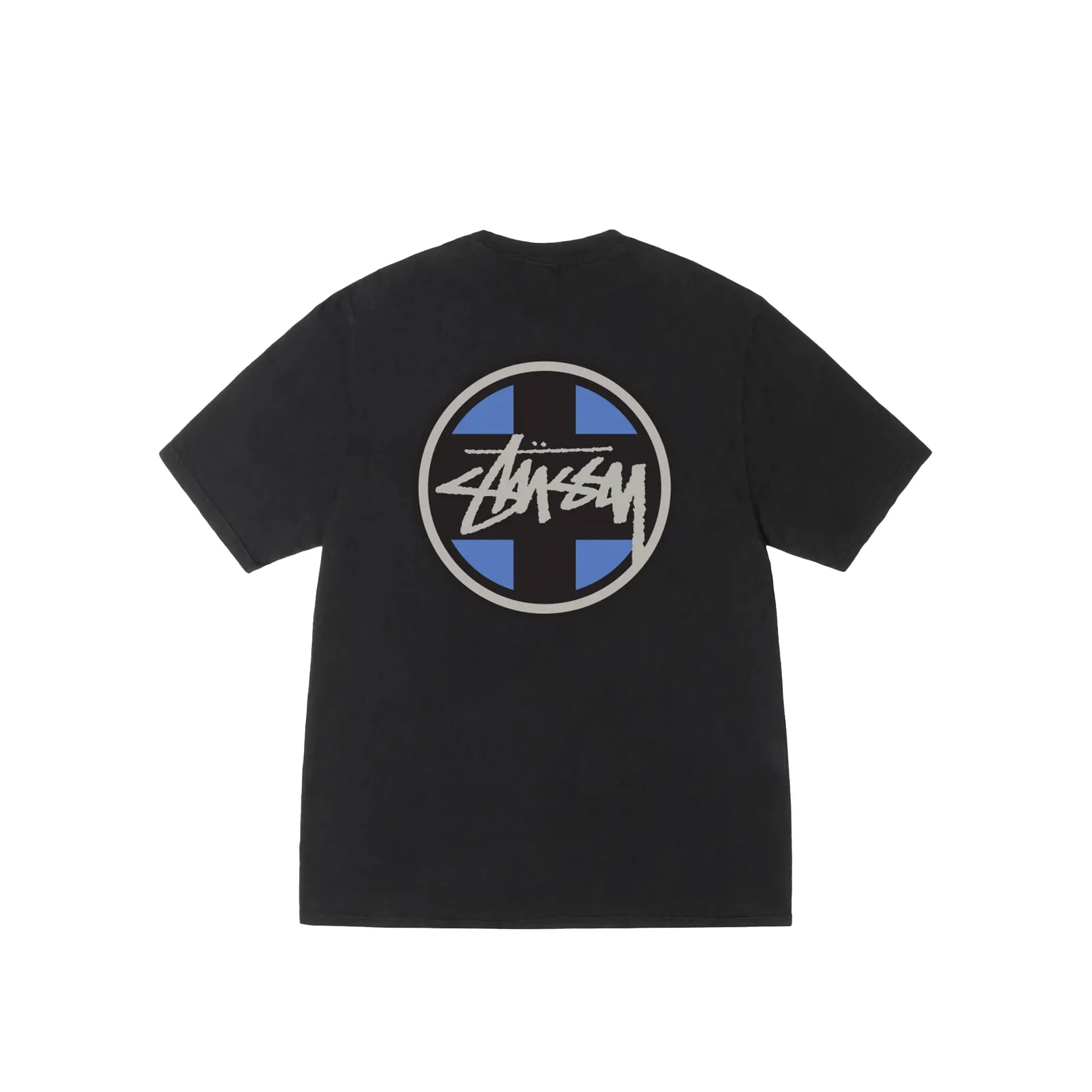 Stussy Cross Dot Pigment Dyed Tee 'Black'
