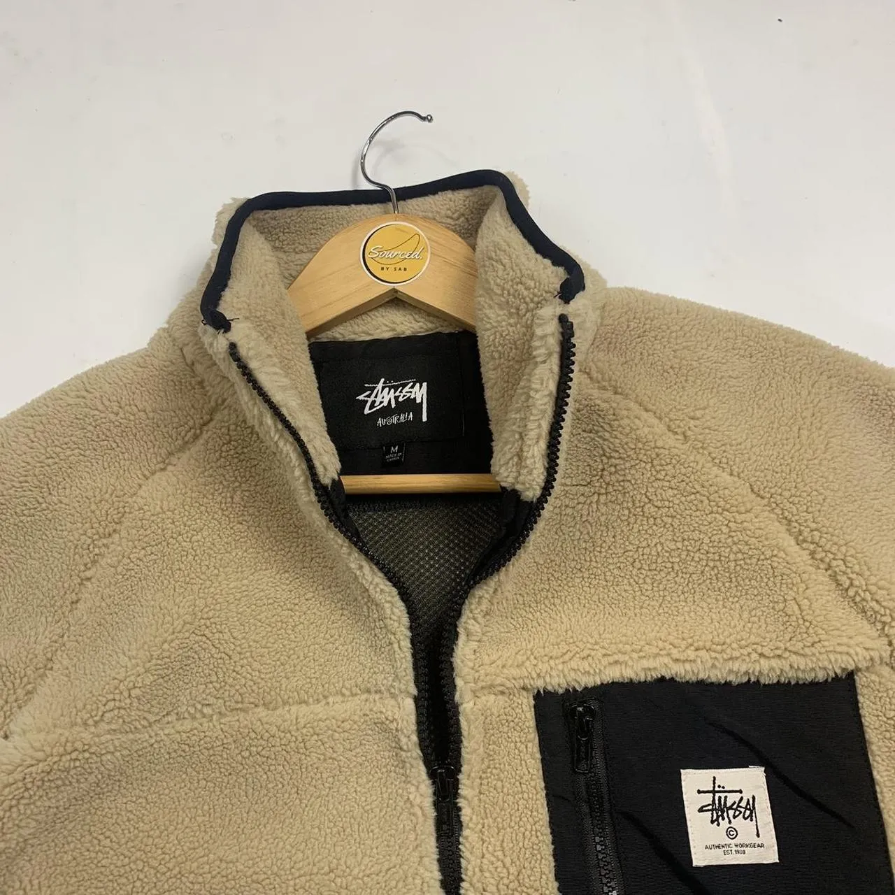 Stussy Fleece With Front Chest Pocket (S)
