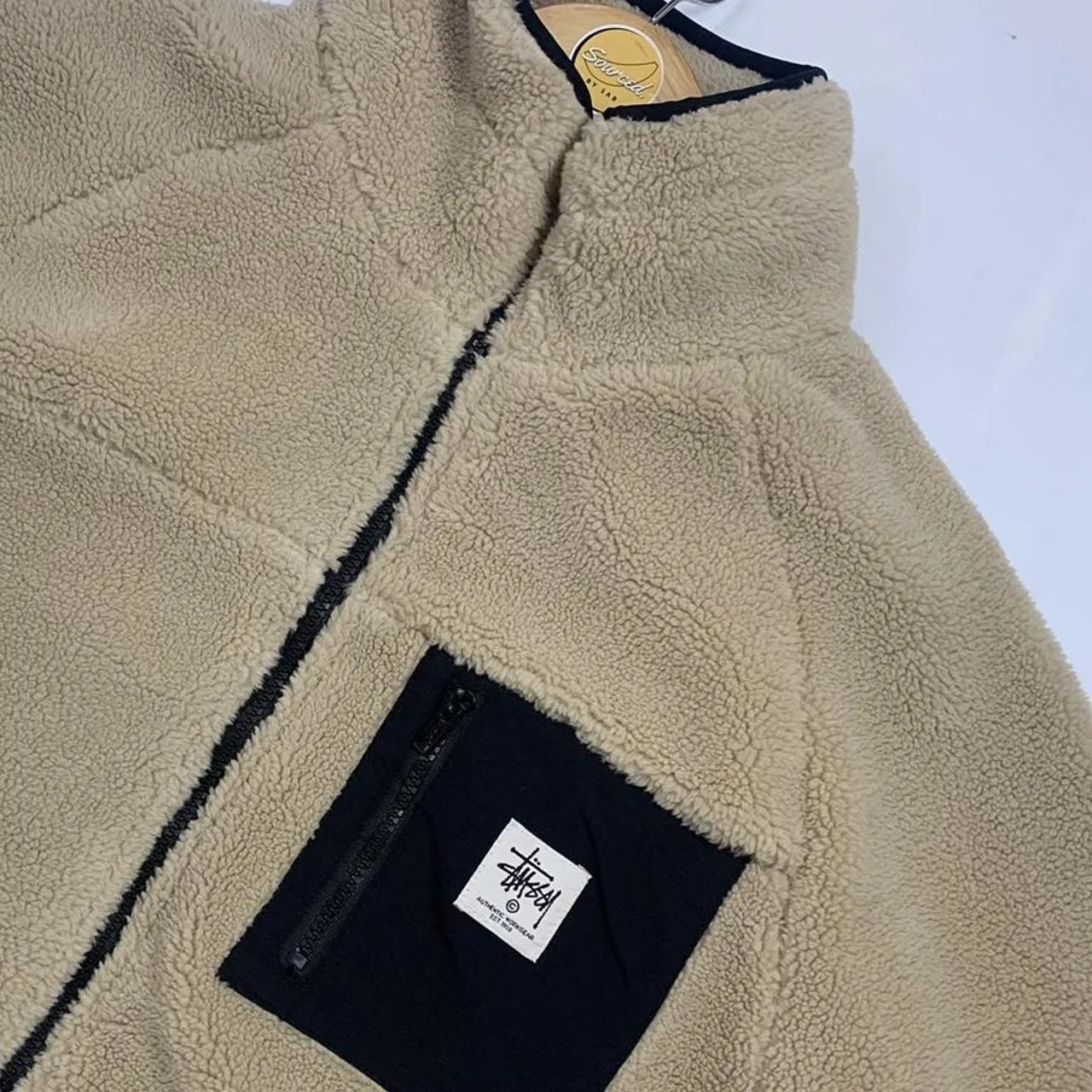 Stussy Fleece With Front Chest Pocket (S)