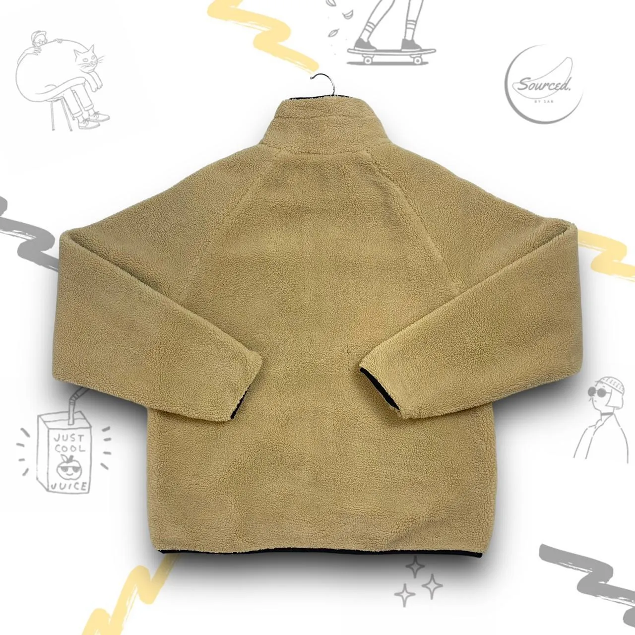 Stussy Fleece With Front Chest Pocket (S)