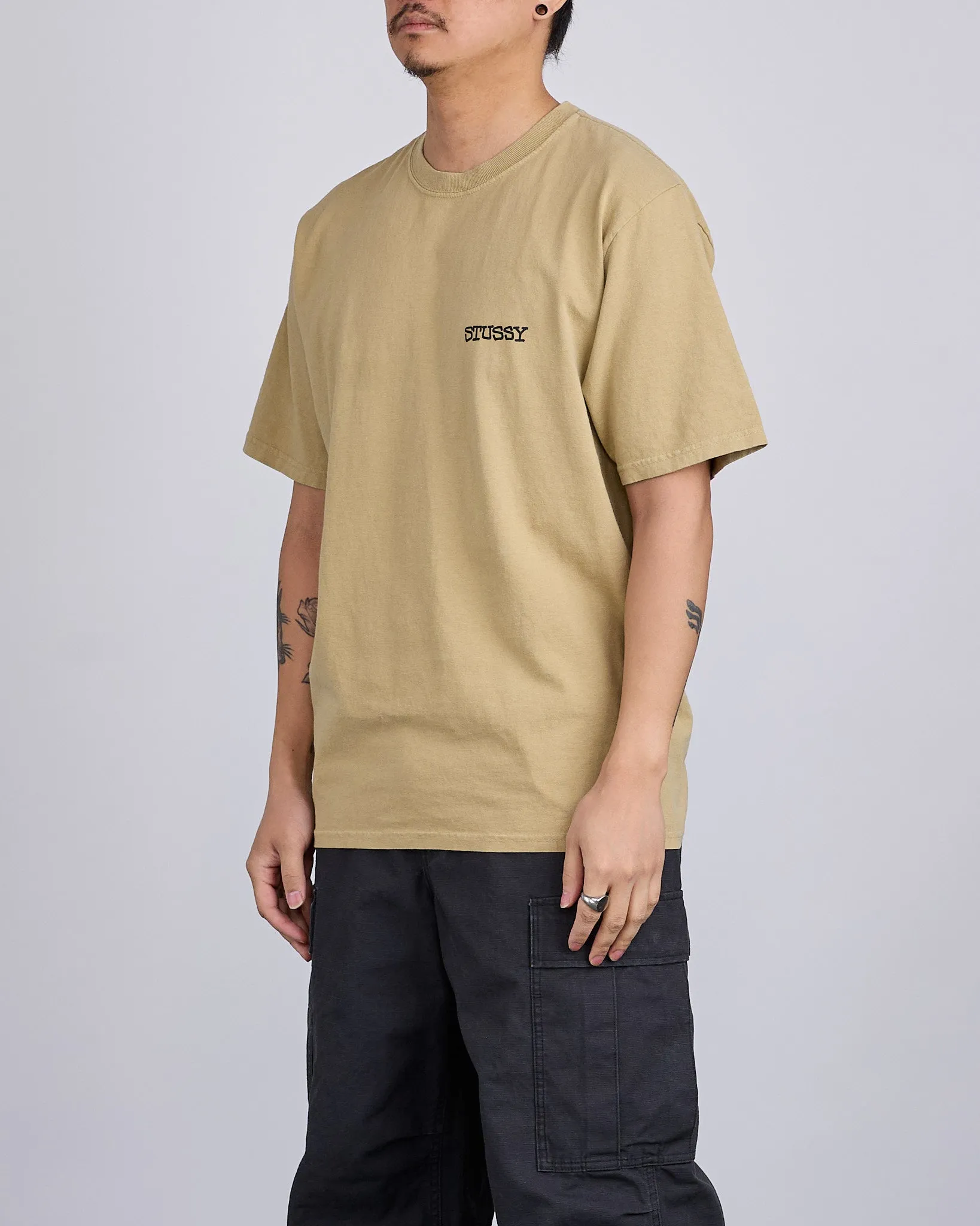 Stussy Jumbo Pigment Dyed T-Shirt Elm