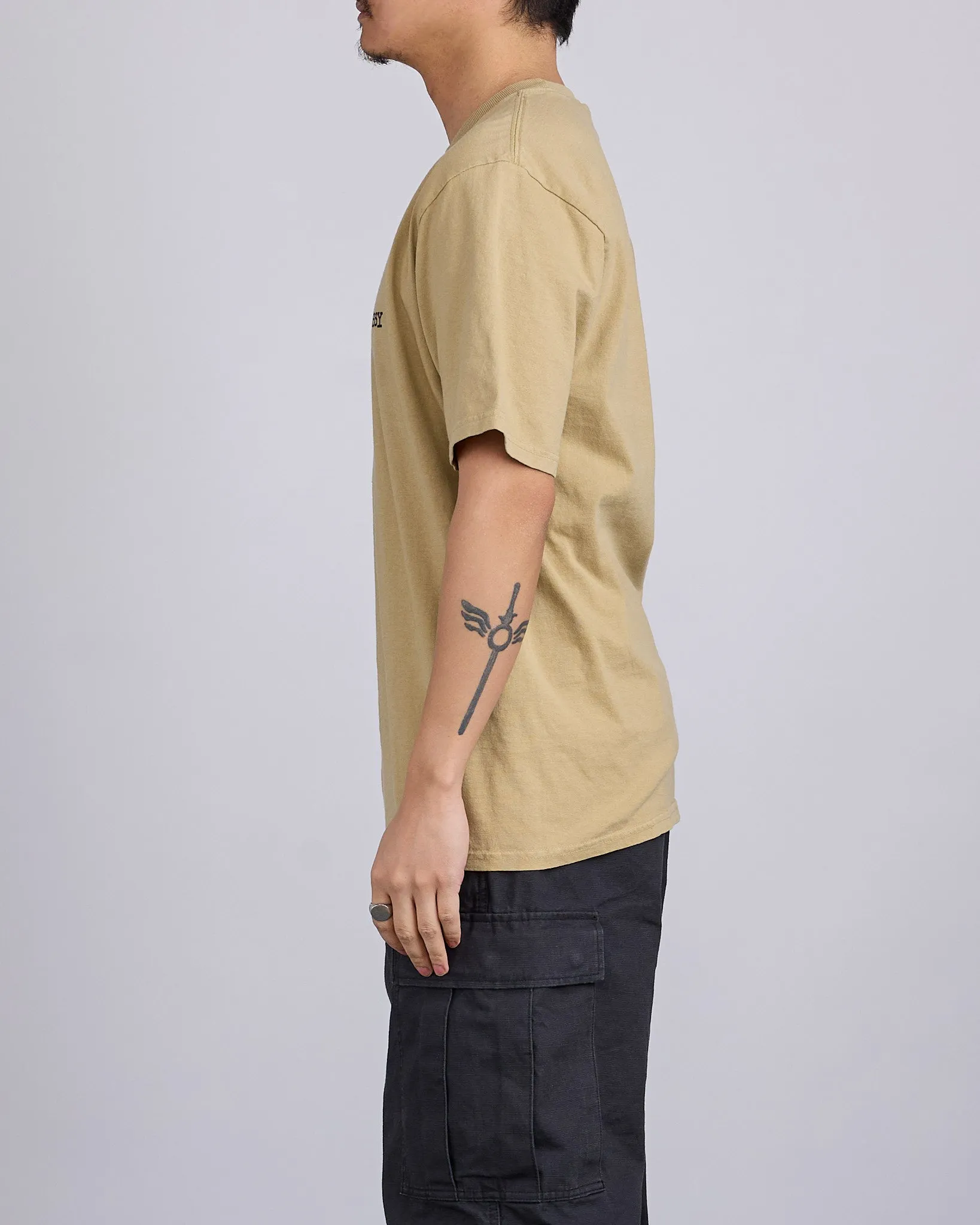 Stussy Jumbo Pigment Dyed T-Shirt Elm