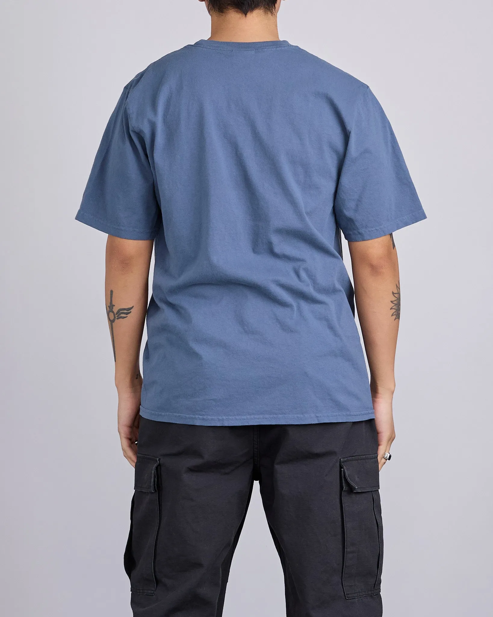 Stussy Jumbo Pigment Dyed T-Shirt Navy