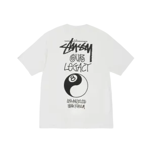 STUSSY Ol 8 Ball Yin Yang Pig. Dyed Natural