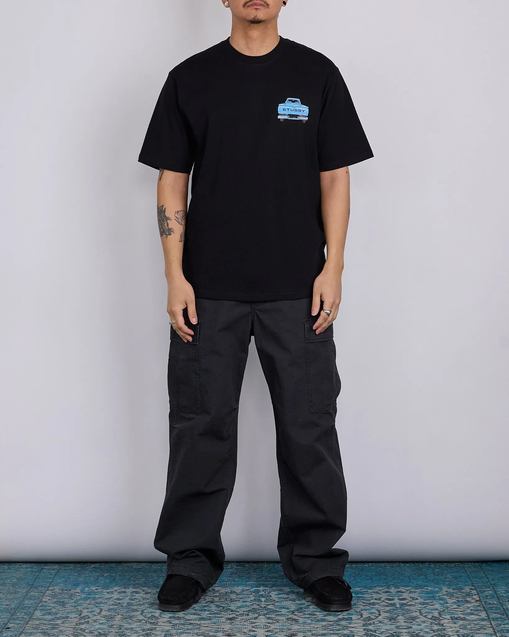 Stussy Pick-Up T-Shirt Black