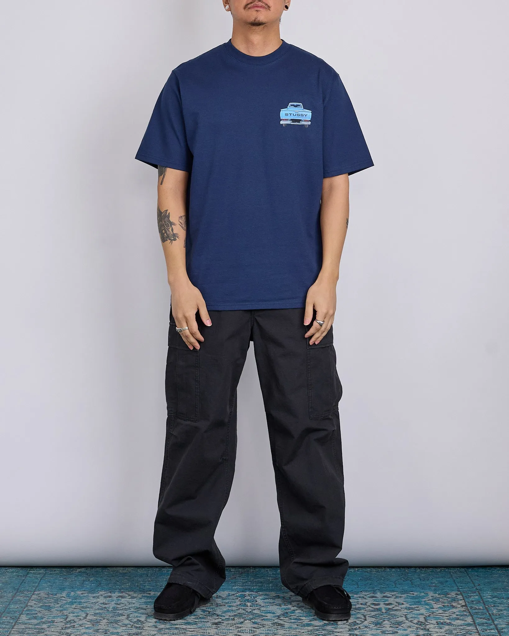 Stussy Pick-Up T-Shirt Navy