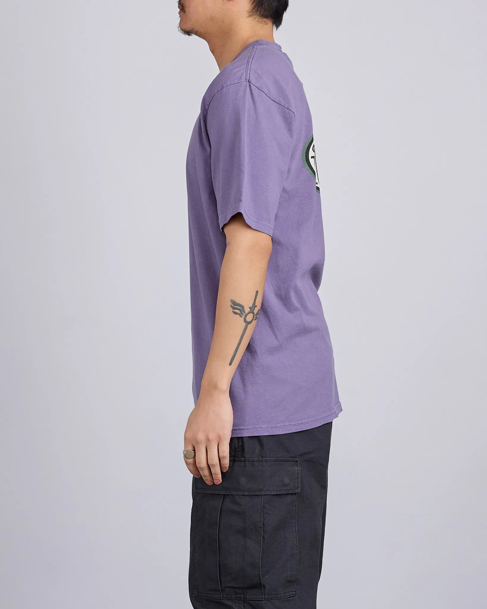 Stussy Pitstop Pigment Dyed T-Shirt Grape