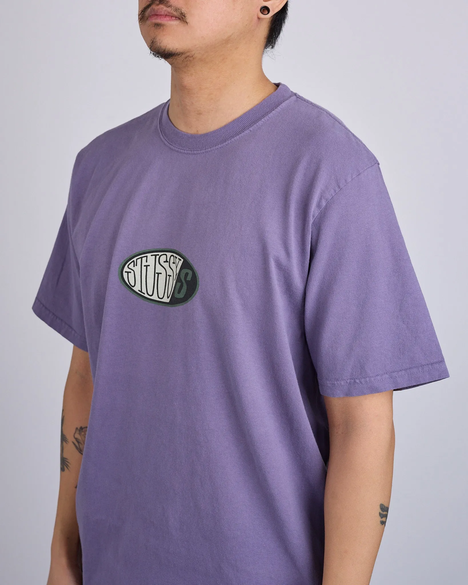 Stussy Pitstop Pigment Dyed T-Shirt Grape