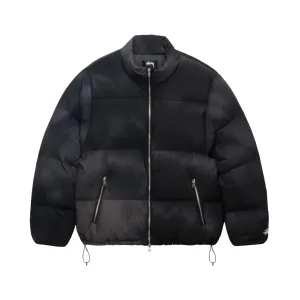 Stussy Recycled Nylon Down Puffer Jacket // Vintage Black