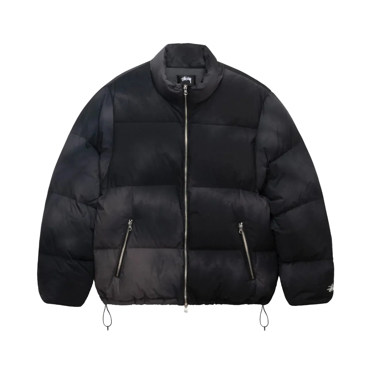 Stussy Recycled Nylon Down Puffer Jacket // Vintage Black