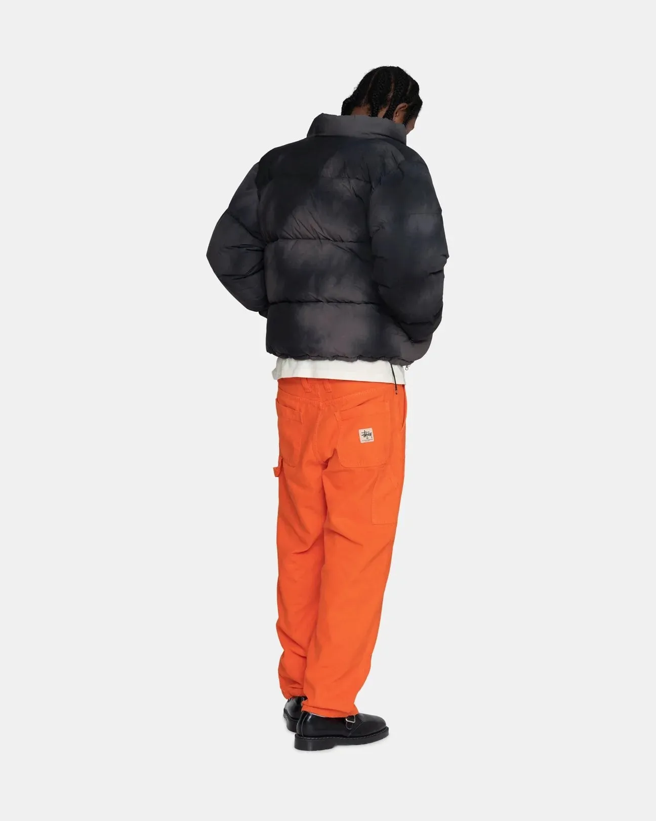 Stussy Recycled Nylon Down Puffer Jacket // Vintage Black