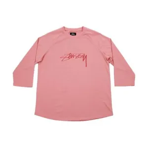 STUSSY STOCK LS RAGLAN JERSEY PINK 1140058